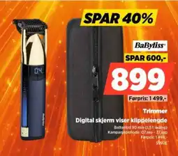 POWER BabyLiss Trimmer tilbud