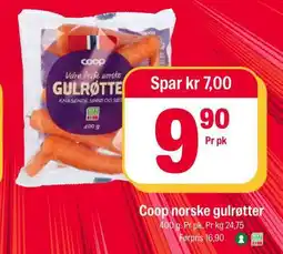 Coop Extra Coop norske gulrøtter tilbud