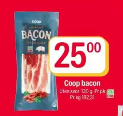 Coop Extra Coop bacon tilbud