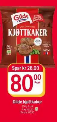 Coop Extra Gilde kjøttkaker tilbud