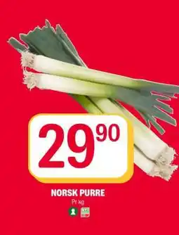 Coop Extra Norsk purre tilbud