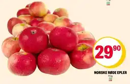 Coop Extra NORSKE RØDE EPLER tilbud
