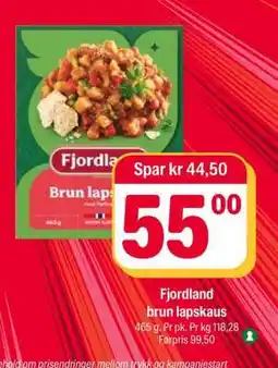 Coop Extra Fjordland brun lapskaus tilbud