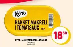 Coop Extra XTRA HAKKET MAKRELL I TOMAT tilbud