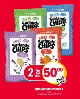 Coop Extra SØRLANDSCHIPS RIFLA tilbud