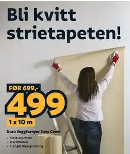 Megaflis Duro Veggfornyer Easy Cover tilbud