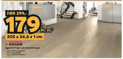 Megaflis Egger Sand Beige Luena Oak laminatgulv tilbud