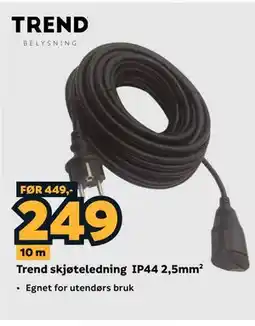 Megaflis Trend skjøteledning IP44 2,5mm² tilbud