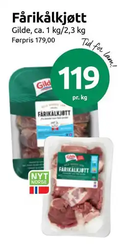 Joker Fårikålkjøtt tilbud