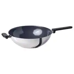 IKEA Middagsmat Wok, slippbelegg/rustfritt stål, 32 cm tilbud