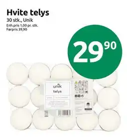 Joker Hvite telys tilbud