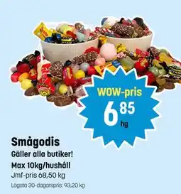 Eurocash Smågodis tilbud