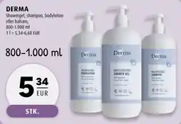 Scandinavian Park Derma showergel, shampoo, bodylotion eller balsam tilbud
