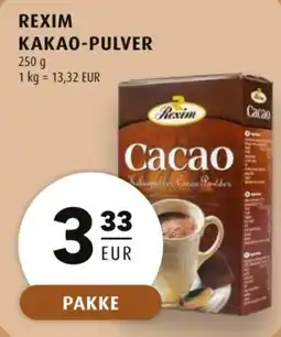 Scandinavian Park Rexim Kakao-pulver tilbud