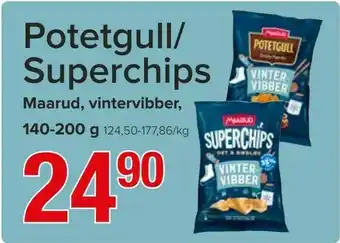 Spar Potetgull/ Superchips tilbud