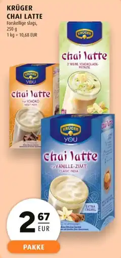 Scandinavian Park Krüger chai latte tilbud
