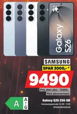 POWER SAMSUNG Galaxy S26 256 GB tilbud