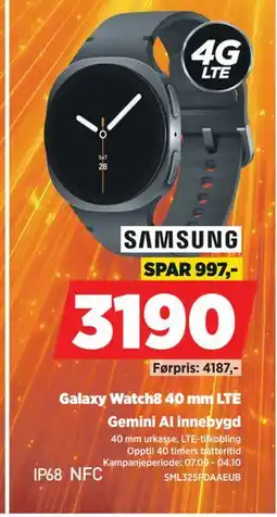 POWER Galaxy Watch8 40 mm LTE tilbud