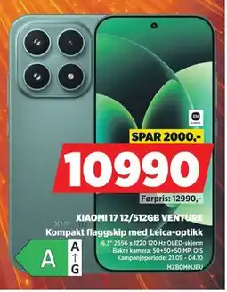 POWER XIAOMI 17 12/512GB VENTURE tilbud