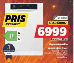 POWER Electrolux Oppvaskmaskin tilbud