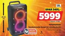 POWER JBL Partyhøyttaler tilbud