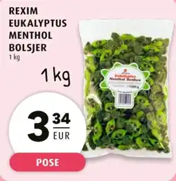 Scandinavian Park Rexim eukalyptus menthol bolsjer tilbud