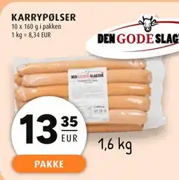 Scandinavian Park KARRYPØLSER, EUR 13.35 tilbud