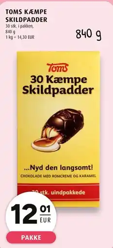 Scandinavian Park TOMS KÆMPE SKILDPADDER, EUR 12.01 tilbud