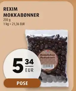 Scandinavian Park REXIM MOKKABØNNER, EUR 5.34 tilbud