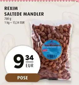Scandinavian Park REXIM SALTEDE MANDLER, EUR 9.34 tilbud