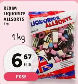 Scandinavian Park REXIM LIQUORICE ALLSORTS, EUR 6.67 tilbud
