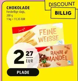 Scandinavian Park CHOKOLADE, EUR 2.27 tilbud