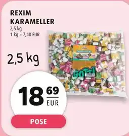 Scandinavian Park REXIM KARAMELLER, EUR 18.69 tilbud