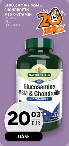 Scandinavian Park GLUCOSAMINE MSM & CHONDROITIN MED C-VITAMIN, EUR 20.03 tilbud