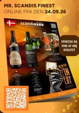 Scandinavian Park Scandipark spiritus og vine tilbud