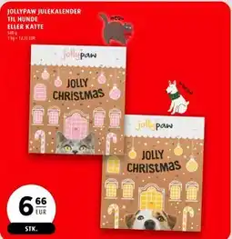 Scandinavian Park JOLLYPAW JULEKALENDER TIL HUNDE ELLER KATTE, EUR 6.66 tilbud