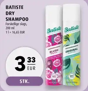 BATISTE DRY SHAMPOO, EUR 3.33