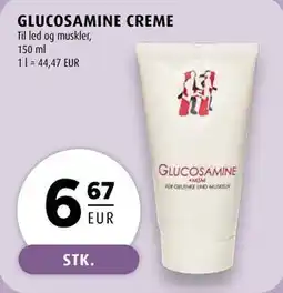 Scandinavian Park GLUCOSAMINE CREME, EUR 6.67 tilbud