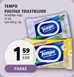 Scandinavian Park TEMPO FUGTIGE TOILETKLUDE, EUR 1.59 tilbud
