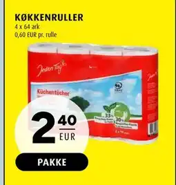 Scandinavian Park KØKKENRULLER, EUR 2.4 tilbud