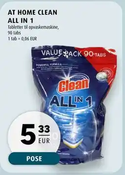 Scandinavian Park AT HOME CLEAN ALL IN 1, EUR 5.33 tilbud