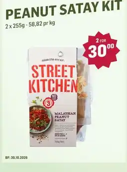 Holdbart PEANUT SATAY KIT tilbud