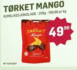 Holdbart TØRKET MANGO tilbud