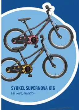 Coop Obs SYKKEL SUPERNOVA K16 tilbud