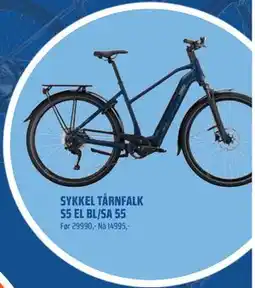 Coop Obs SYKKEL TÅRNFALK S5 EL BL/SA 55 tilbud