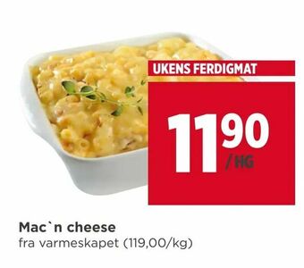 Meny Mac'n cheese tilbud