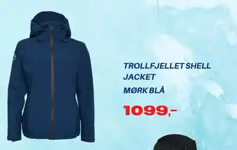 Trollfjellet Shell Jacket Mørk Blå