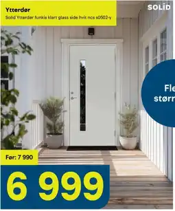 Maxbo Solid Ytterdør tilbud
