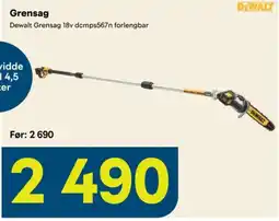 Maxbo DeWalt Grensag 18v dcmps567n forlengbar tilbud