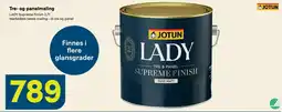 Maxbo Jotun lady tre & panel supreme finish tilbud
